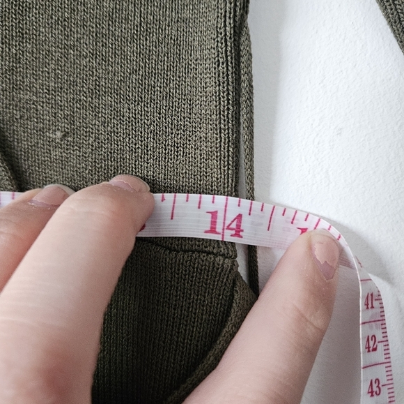 Smash + Tess Green Wrap Bishop Sleeve Dress - Picture 6 of 8